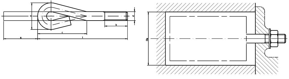 DIN 529 A Anchor Bolts